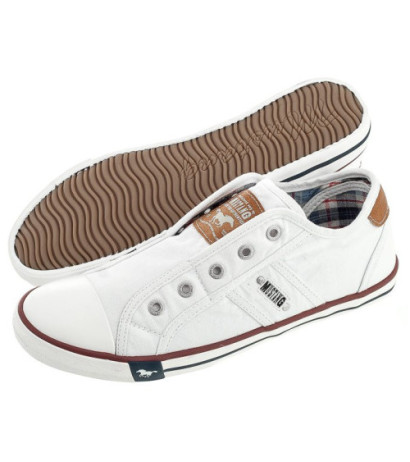Mustang Białe 1099-409-1 (MU319-d) sneakers