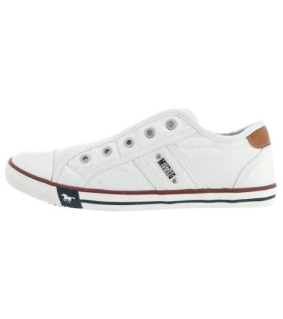 Mustang Białe 1099-409-1 (MU319-d) sneakers