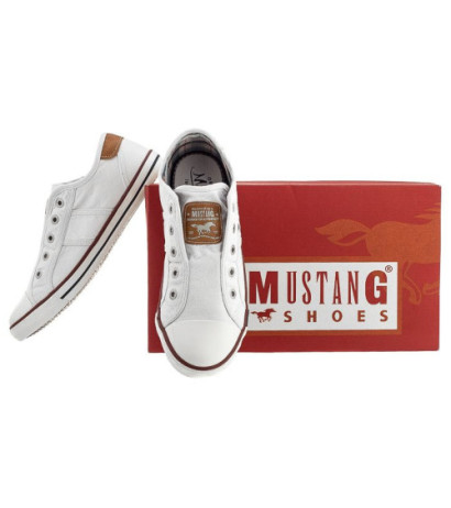 Mustang Białe 1099-409-1 (MU319-d) sneakers
