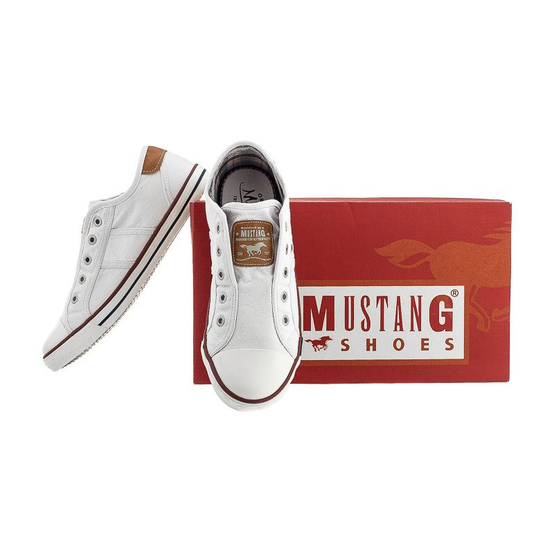 Mustang Białe 1099-409-1 (MU319-d) sneakers