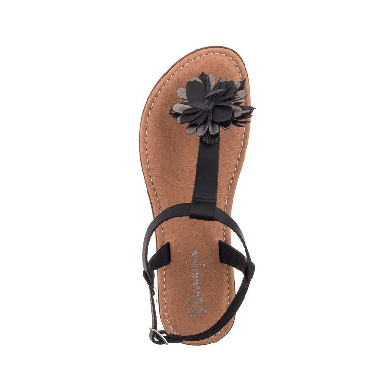 Maciejka Czarne IT006-01/00-0 (MA355-a) flip flops