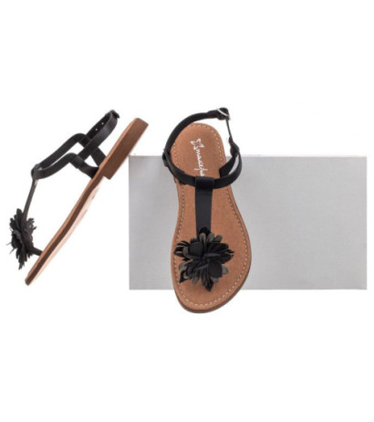 Maciejka Czarne IT006-01/00-0 (MA355-a) flip flops