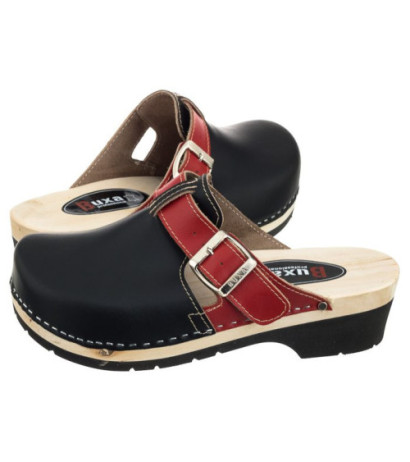 Buxa Czarne/Czerwone FPU20 DM (BX14-a) Women's Shoes/Flip Flops