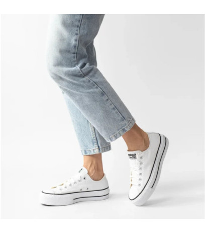 Converse CT All Star Lift OX White 560251C (CO351-a) shoes