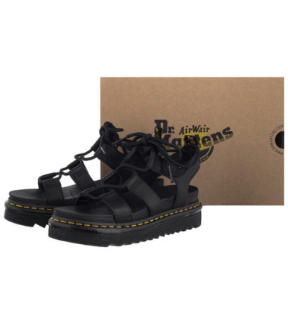 Dr. Martens Nartilla Black Hydro Leather 24641001 (DR22-a) sandals