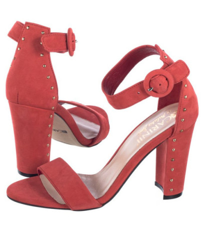 Carinii Czerwone B4410-H55-000-000-B16 (CI383-a) shoes