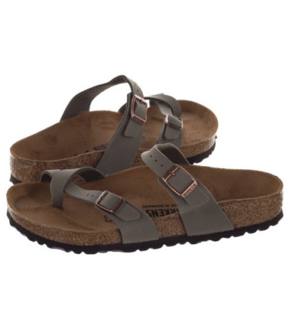 Birkenstock Mayari Nubuck Stone 71071 (BK83-a) flip flops