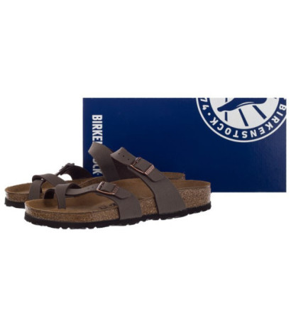 Birkenstock Mayari Nubuck Mocca 71061 (BK83-b) flip flops