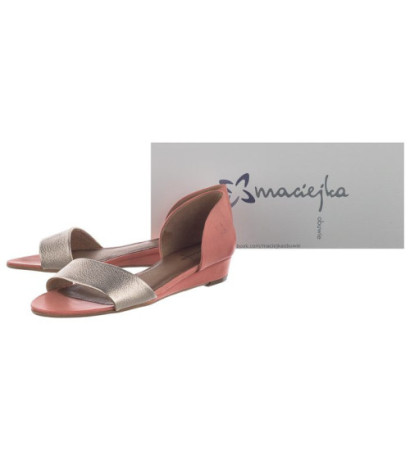 Maciejka Różowe/Złote 01971-48/00-5 (MA346-e) sandals