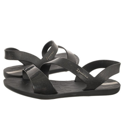 Ipanema Vibe Sandal Fem 82429/AJ078 Black/Glitter Black (IP1-s) sandals