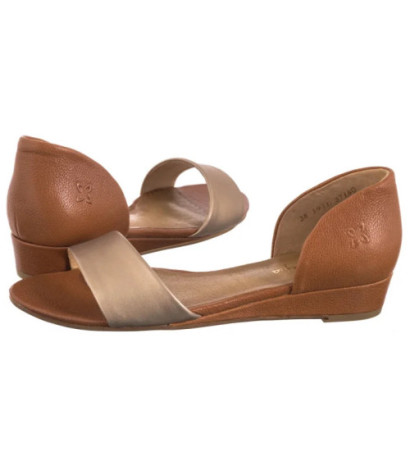 Maciejka Rude+Złote 01971-68/00-5 (MA346-g) sandals