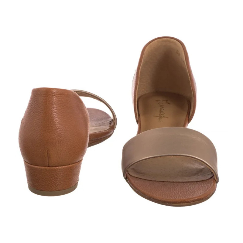 Maciejka Rude+Złote 01971-68/00-5 (MA346-g) sandals