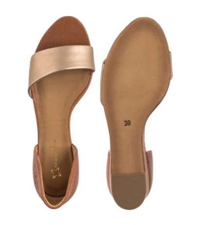 Maciejka Rude+Złote 01971-68/00-5 (MA346-g) sandals