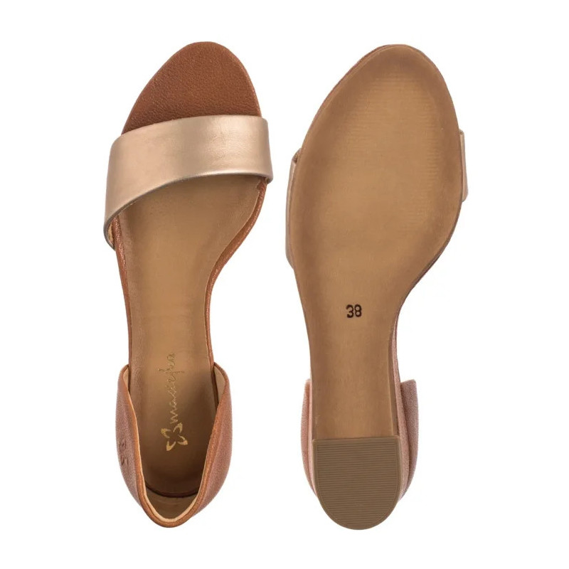 Maciejka Rude+Złote 01971-68/00-5 (MA346-g) sandals