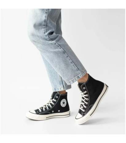 Converse Chuck 70 Hi Black/Egret 162050C (CO394-a) shoes