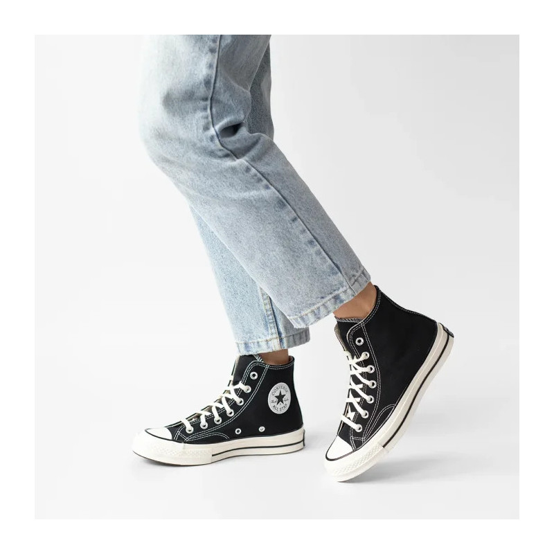 Converse Chuck 70 Hi Black/Egret 162050C (CO394-a) shoes