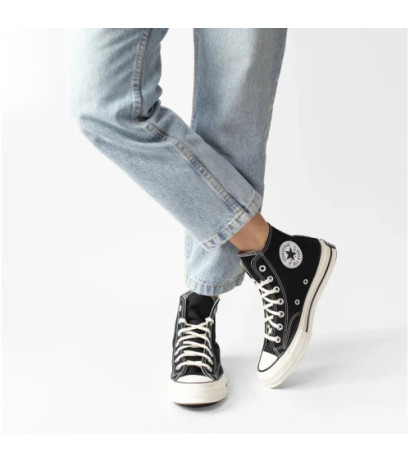 Converse Chuck 70 Hi Black/Egret 162050C (CO394-a) shoes