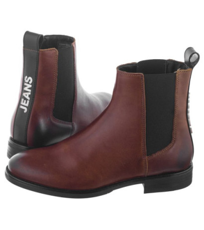 Tommy Hilfiger  Pin Logo Chelsea Boot EN0EN00606 GVI Winter Cognac (TH75-a) shoes