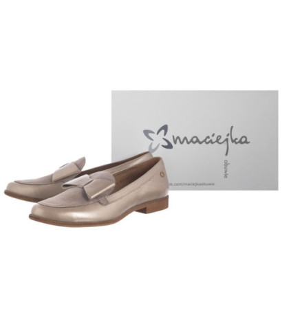 Maciejka Beżowe/Złote 04099-25/00-1 (MA545-a) shoes