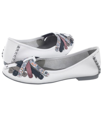 Maciejka Białe 01358-21/00-0 (MA563-a) ballerinas