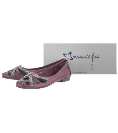 Maciejka Fioletowe 01358-15/00-0 (MA563-c) ballerinas
