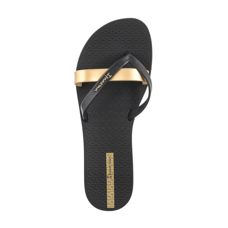 Ipanema Kirei Fem 81805/AT156 Black/Gold (IP16-d) flip flops
