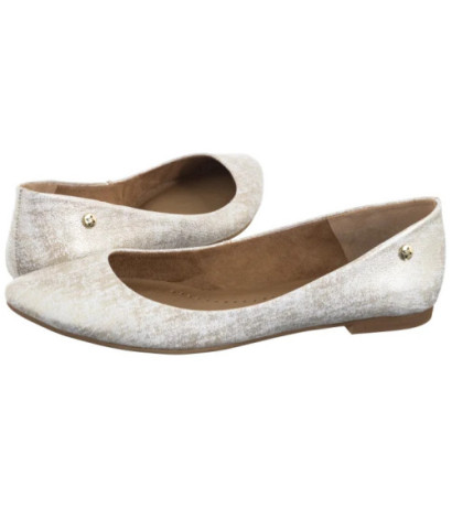 Maciejka Biało-Złote 04100-70/00-8 (MA543-b) ballerinas