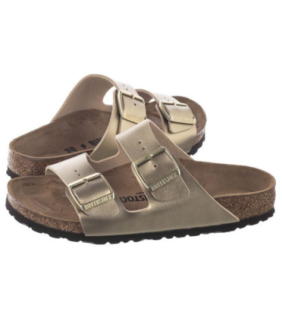 Birkenstock Arizona BF Gold 1016111 (BK115-a) Women's Shoes/Flip Flops