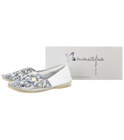 Maciejka Białe 01930-85/00-0 (MA576-b) ballerinas