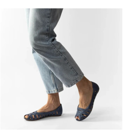 Maciejka Granatowe 04506-17/00-5 (MA575-d) ballerinas