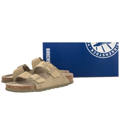 Birkenstock Arizona SF Faded Khaki 1019088 (BK121-b) Women's Shoes/Flip Flops