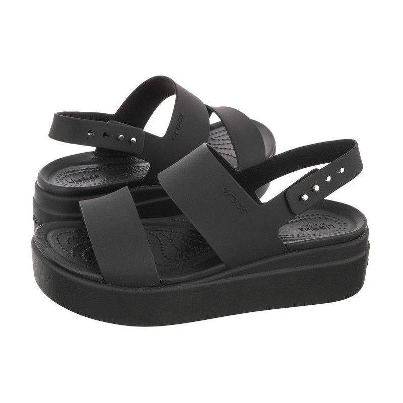 Crocs Brooklyn Low Wedge W Black 206453-060 (CR199-d) shoes