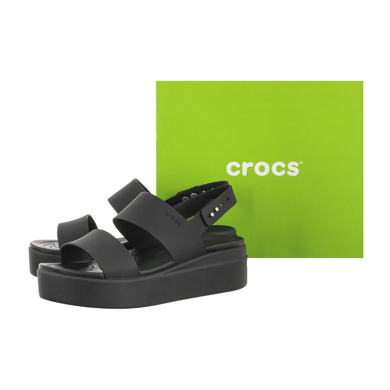 Crocs Brooklyn Low Wedge W Black 206453-060 (CR199-d) shoes