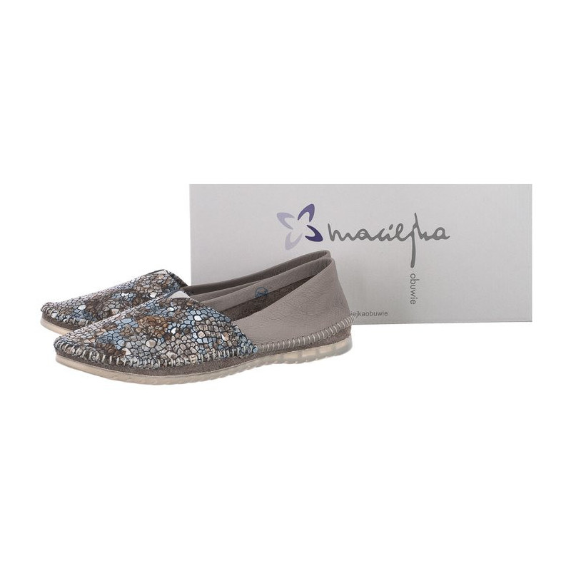 Maciejka Szare 01930-86/00-0 (MA576-e) ballerinas