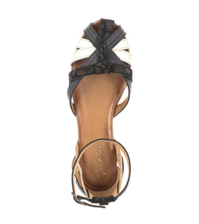 Maciejka Czarne/Złote 01924-46/00-5 (MA600-e) sandals