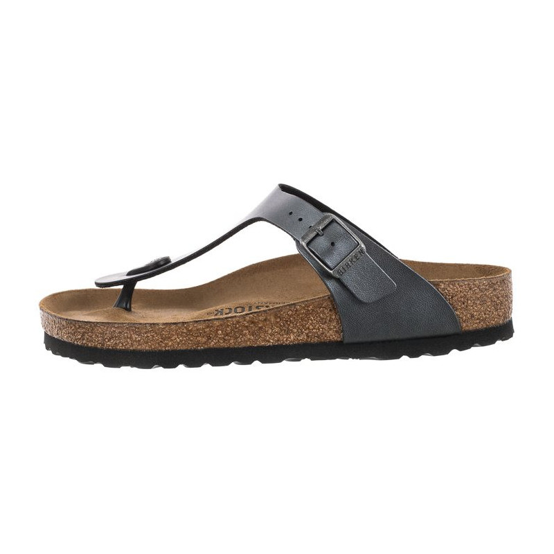 Birkenstock Gizeh BS Metallic Black 1021428 (BK114-b) flip flops