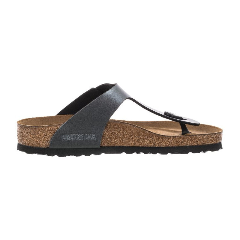 Birkenstock Gizeh BS Metallic Black 1021428 (BK114-b) flip flops