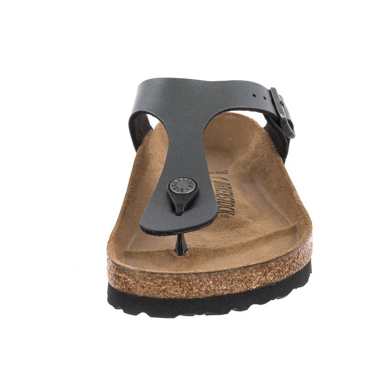 Birkenstock Gizeh BS Metallic Black 1021428 (BK114-b) flip flops