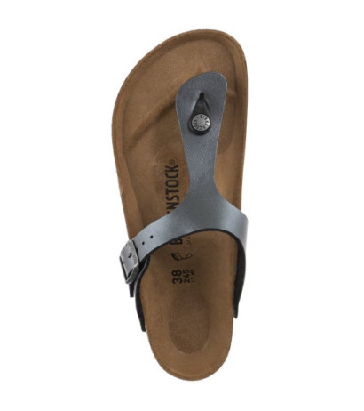 Birkenstock Gizeh BS Metallic Black 1021428 (BK114-b) flip flops