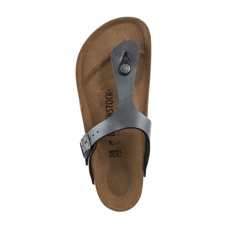 Birkenstock Gizeh BS Metallic Black 1021428 (BK114-b) flip flops