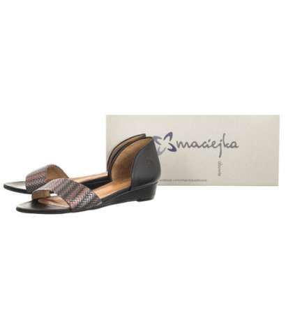Maciejka Czarne 01971-65/00-5 (MA597-f) sandals