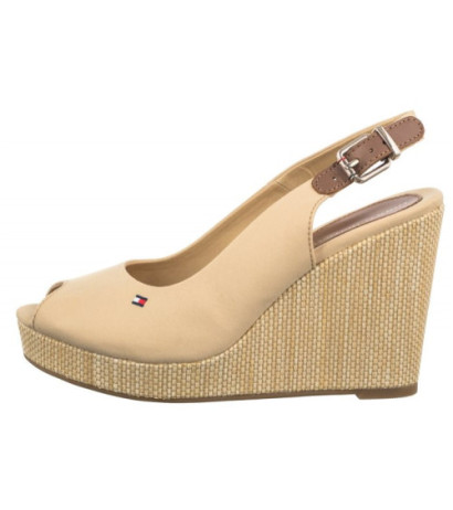 Tommy Hilfiger Iconic Elena Sling Back Wedge FW0FW04789 ACR Harvest Wheat (TH126-e) shoes