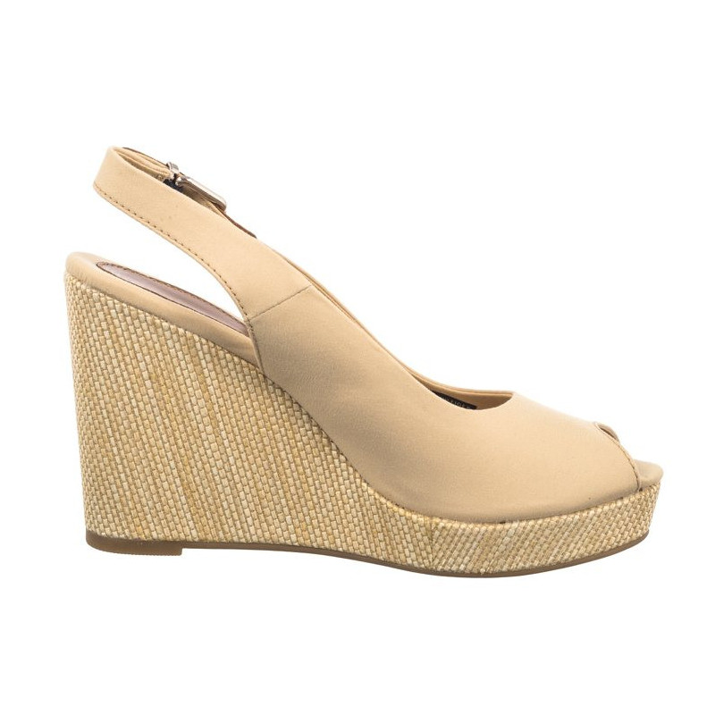Tommy Hilfiger Iconic Elena Sling Back Wedge FW0FW04789 ACR Harvest Wheat (TH126-e) shoes