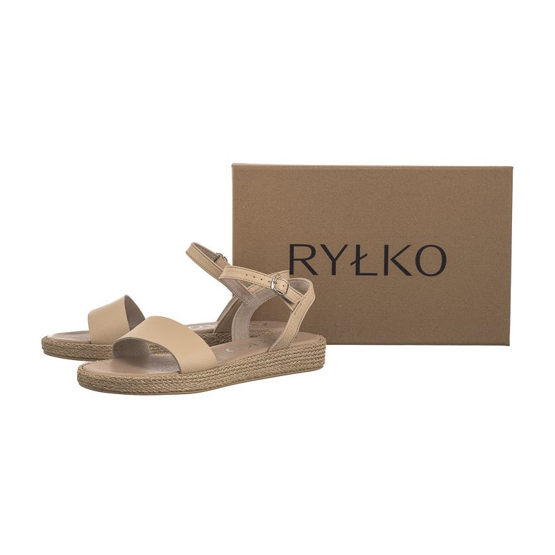 Ryłko Beżowe 1IFF8_AZ _JE8 (RY188-c) sandals