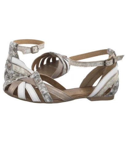 Maciejka Złoto-Białe 01924-48/00-5 (MA600-j) sandals