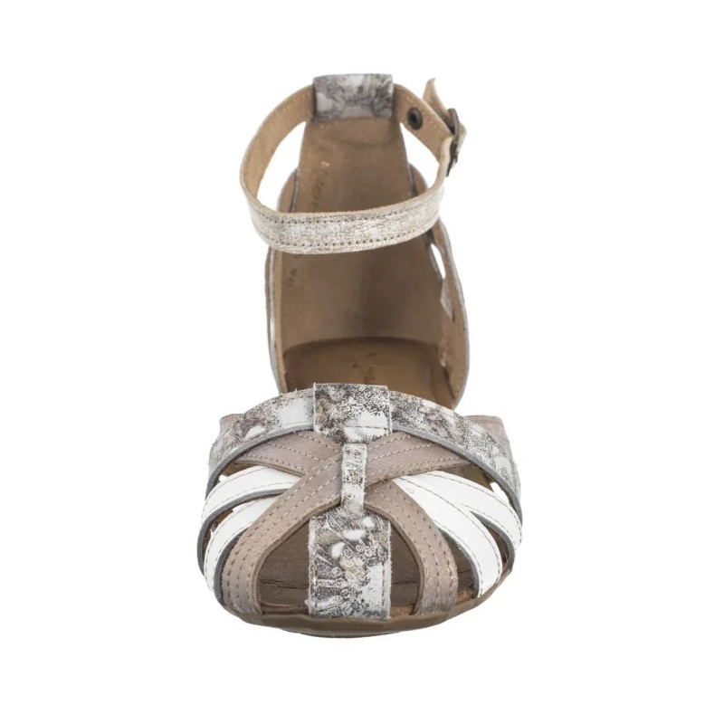 Maciejka Złoto-Białe 01924-48/00-5 (MA600-j) sandals