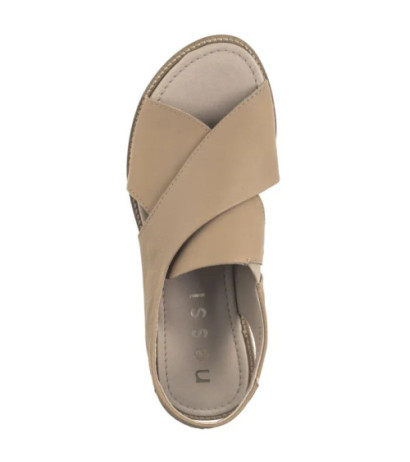 Nessi Beżowe 19560 lico (NE186-e) sandals