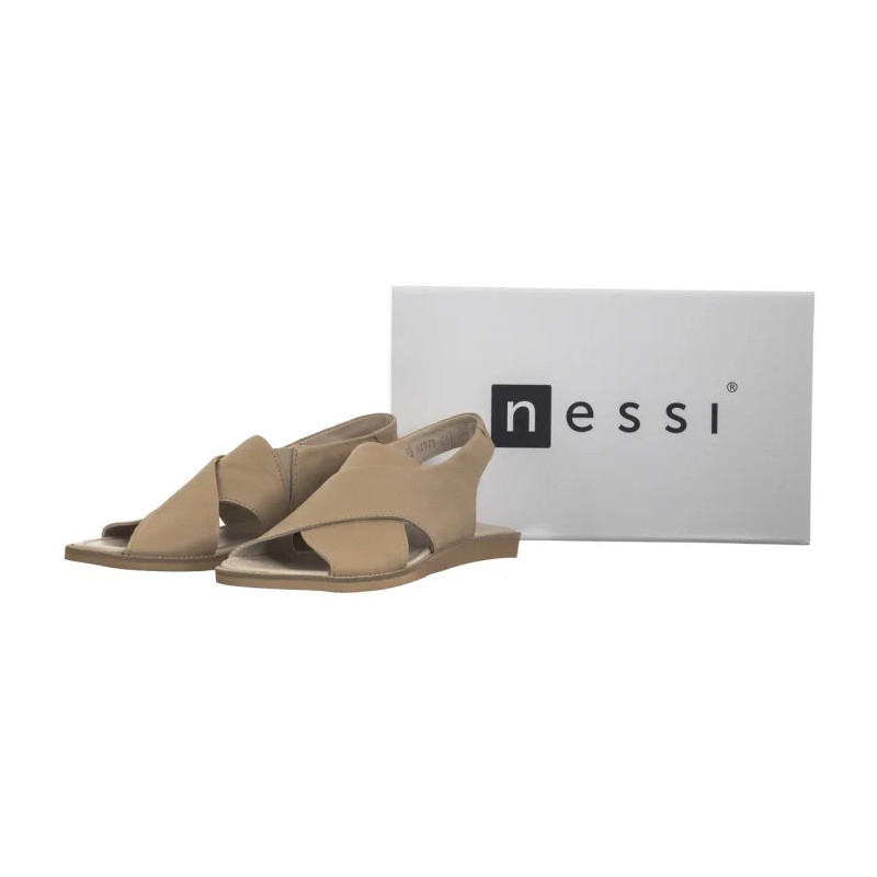Nessi Beżowe 19560 lico (NE186-e) sandals