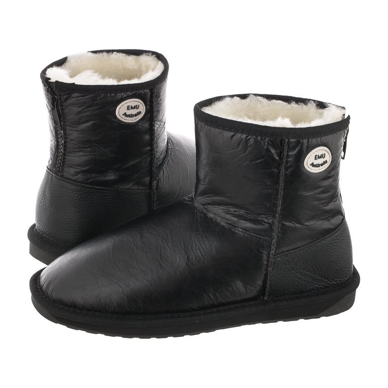 EMU Australia Stinger Mini Zip Black W12306 (EM352-a) shoes