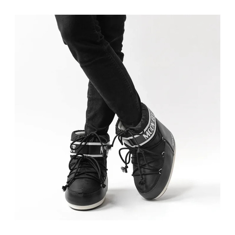 Moon Boot Icon Low Nylon Black 1409340 N001 (MB46-a) shoes